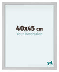 Virginia Aluminium Photo Frame 40x45cm White Front Size | Yourdecoration.com