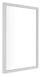 Virginia Aluminium Photo Frame 40x50cm White Front Oblique | Yourdecoration.com