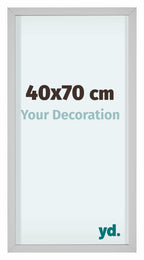 Virginia Aluminium Photo Frame 40x70cm White Front Size | Yourdecoration.com