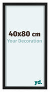 Virginia Aluminium Photo Frame 40x80cm Black Front Size | Yourdecoration.com