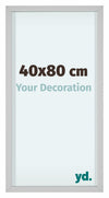 Virginia Aluminium Photo Frame 40x80cm White Front Size | Yourdecoration.com