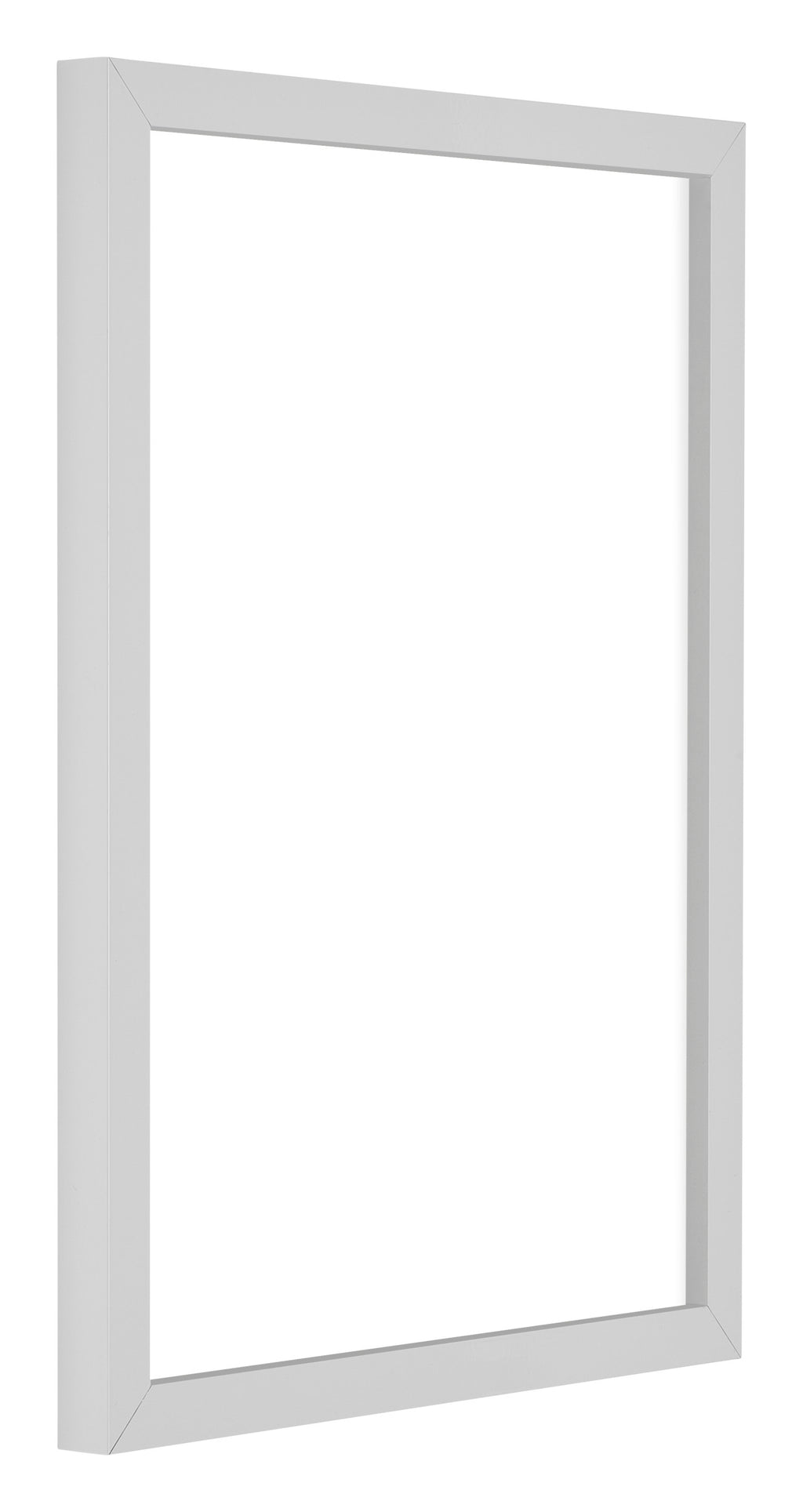 Virginia Aluminium Photo Frame 46x61cm White Front Oblique | Yourdecoration.com