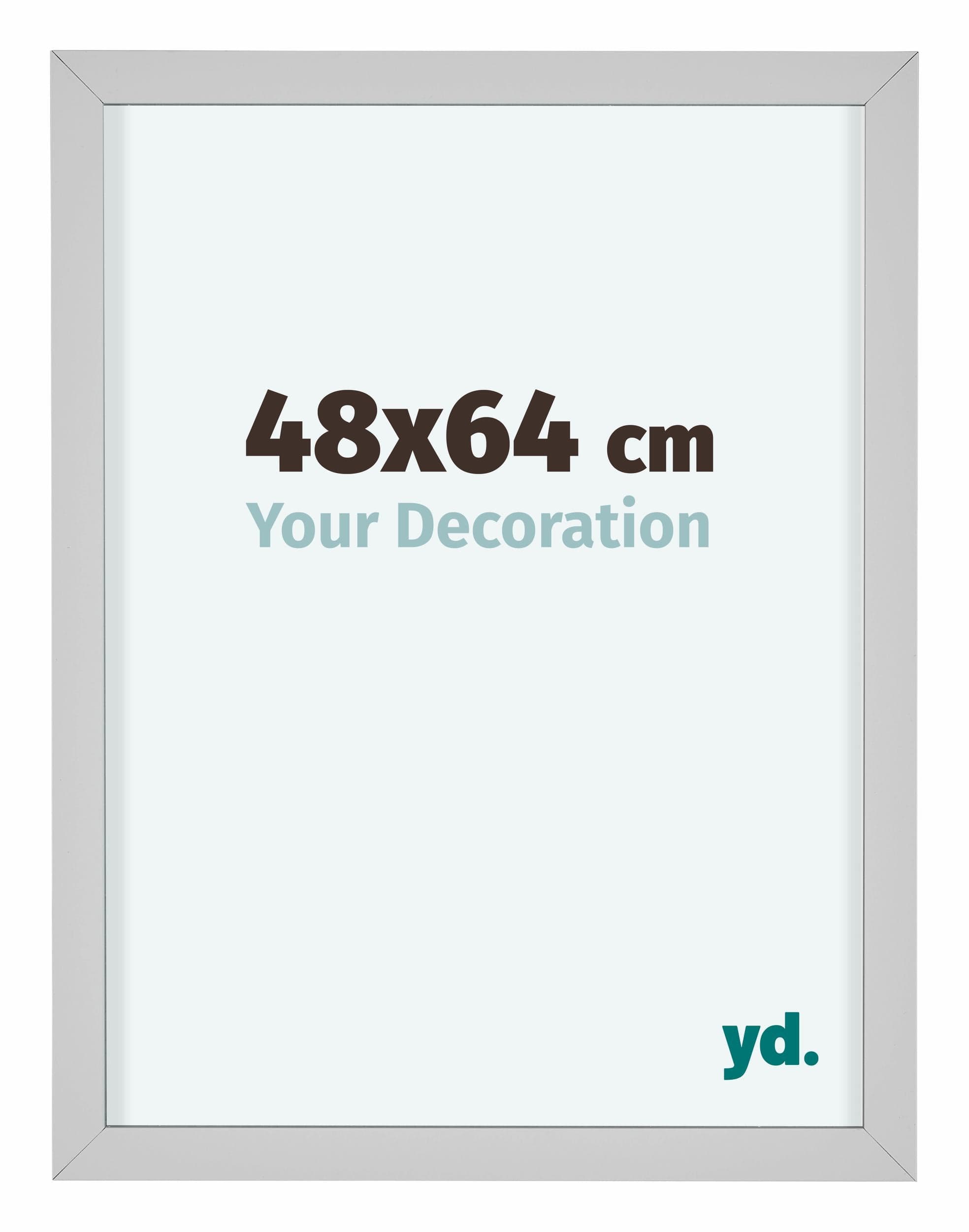 Virginia Aluminium Photo Frame 48x64cm White Front Size | Yourdecoration.com