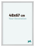 Virginia Aluminium Photo Frame 48x67cm White Front Size | Yourdecoration.com
