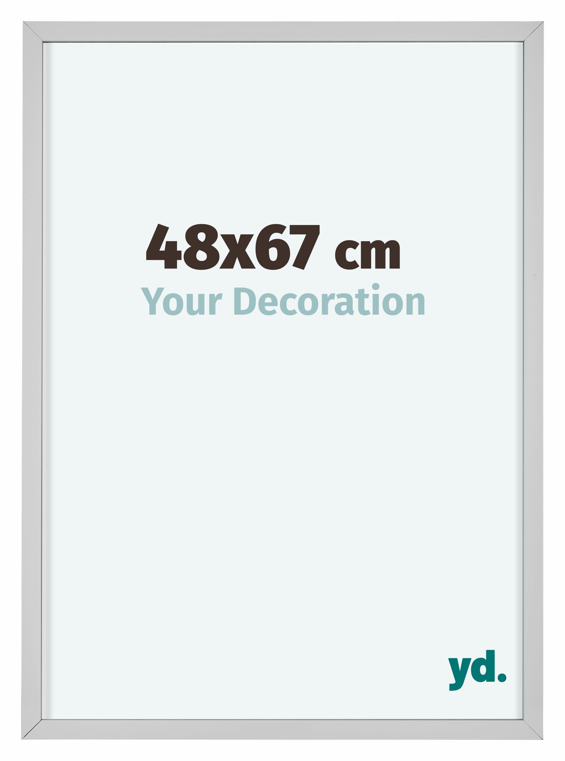 Virginia Aluminium Photo Frame 48x67cm White Front Size | Yourdecoration.com
