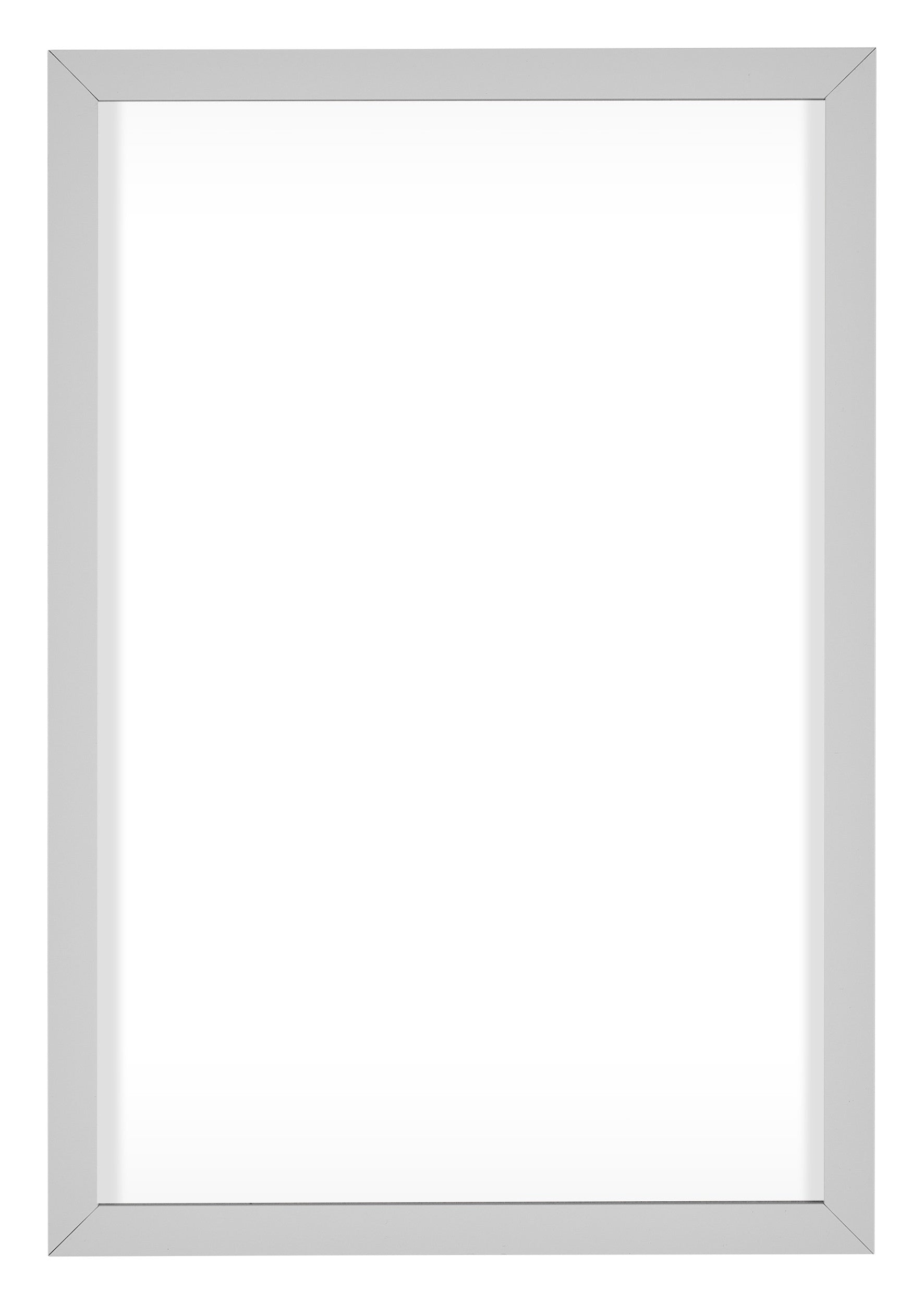 Virginia Aluminium Photo Frame 50x75cm White Front | Yourdecoration.com