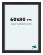 Virginia Aluminium Photo Frame 60x80cm Black Front Size | Yourdecoration.com