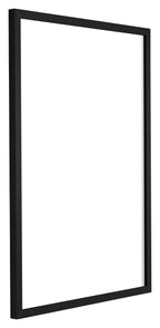 Virginia Aluminium Photo Frame 67x98cm Black Front Oblique | Yourdecoration.com
