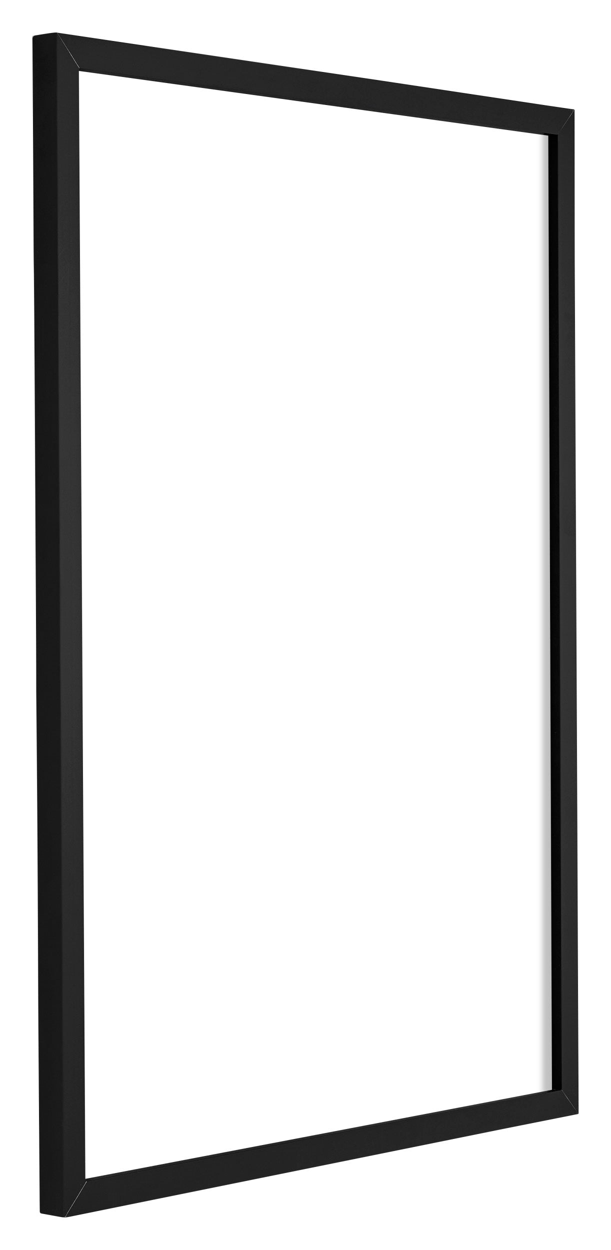 Virginia Aluminium Photo Frame 67x98cm Black Front Oblique | Yourdecoration.com