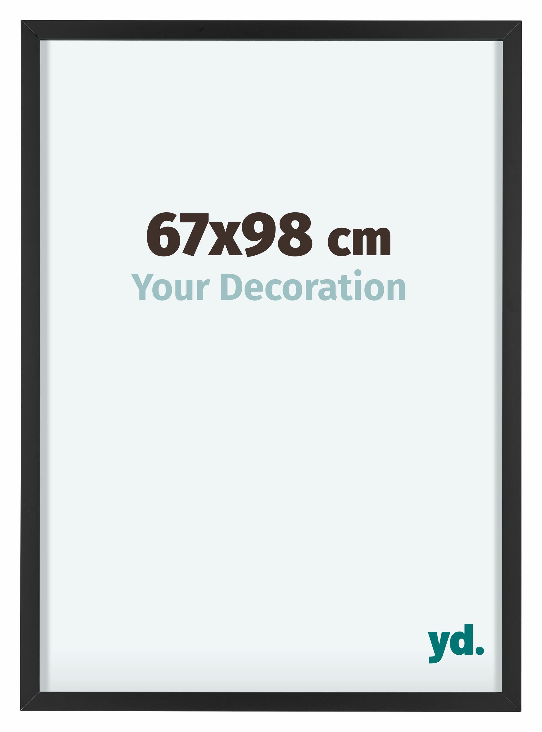 Virginia Aluminium Photo Frame 67x98cm Black Front Size | Yourdecoration.com