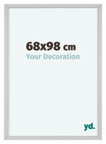 Virginia Aluminium Photo Frame 68x98cm White Front Size | Yourdecoration.com