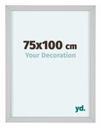 Virginia Aluminium Photo Frame 75x100cm White Front Size | Yourdecoration.com