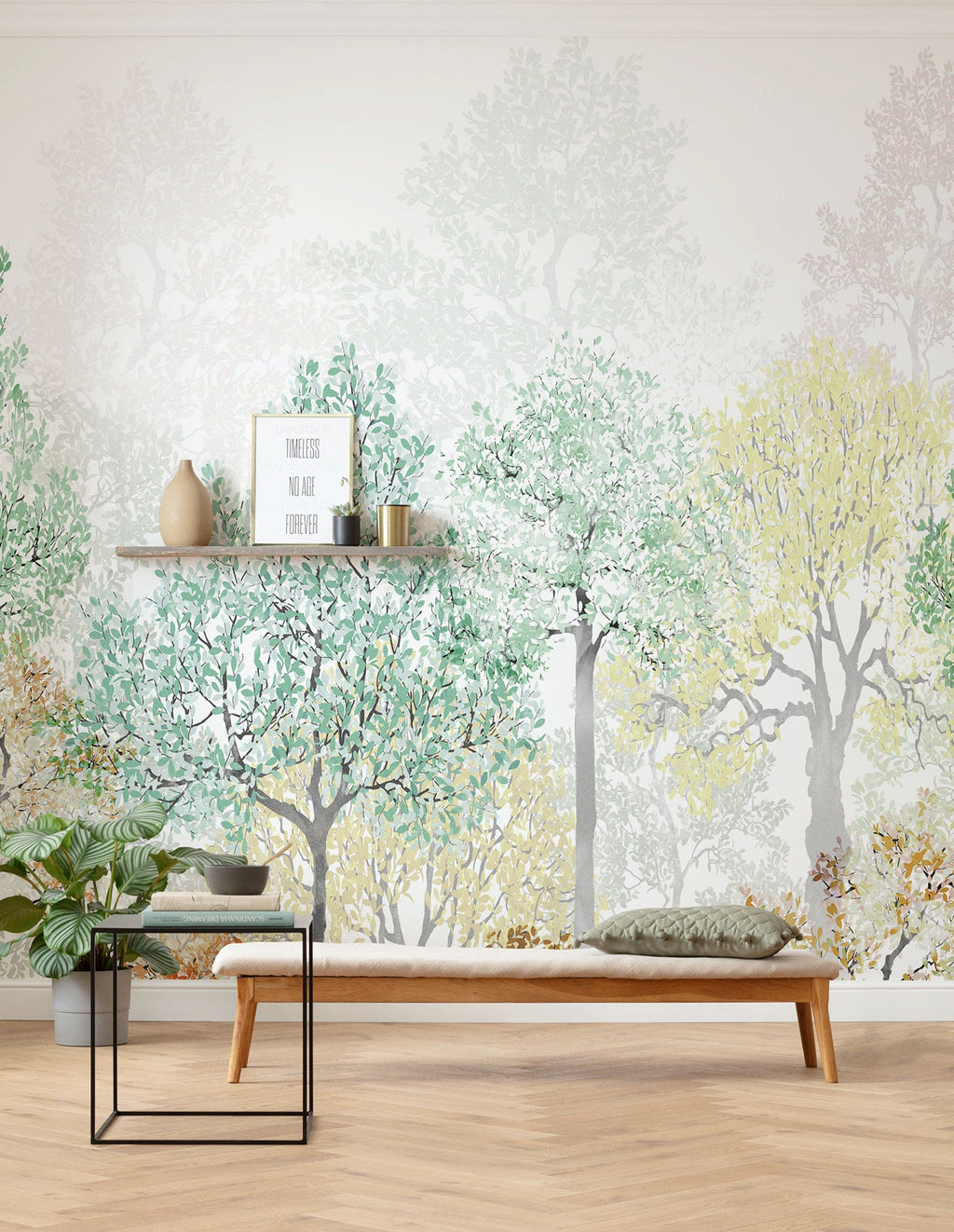 Wall Mural Bright Rainbow 350x250cm FLX7 027 Interior | Yourdecoration.com