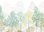 Wall Mural Bright Rainbow 350x250cm FLX7 027 | Yourdecoration.com