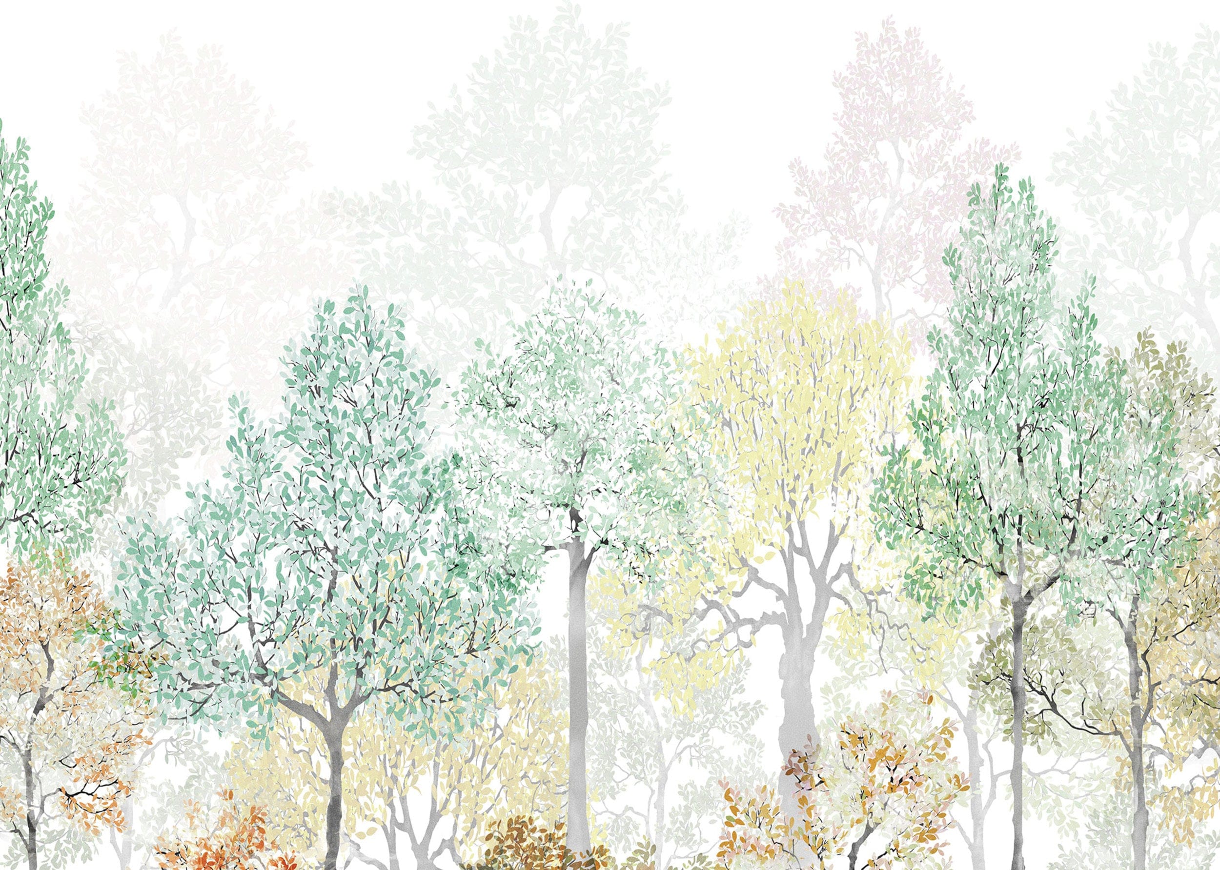Wall Mural Bright Rainbow 350x250cm FLX7 027 | Yourdecoration.com