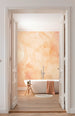 Wall Mural Candy Peach 400x250cm FLX8 001 Interior | Yourdecoration.com