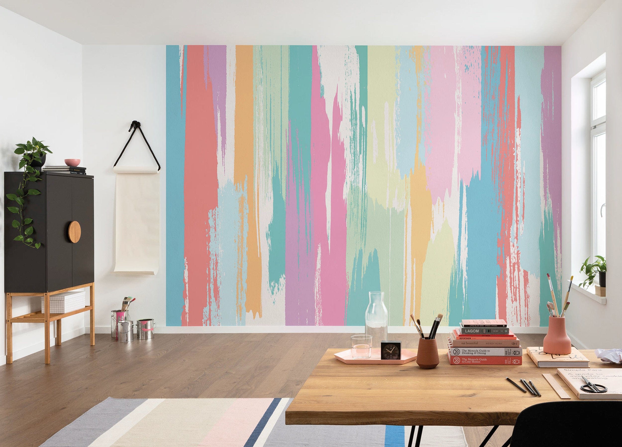 Wall Mural Color Rain 350x250cm FLX7 031 Interior | Yourdecoration.com