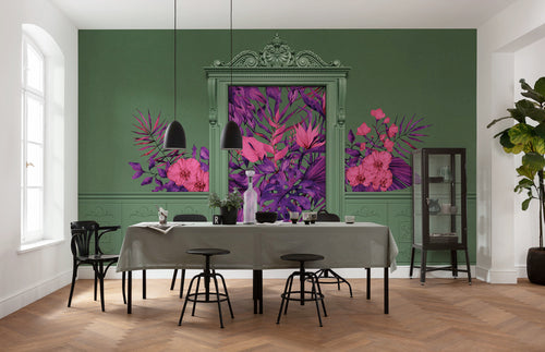 Wall Mural Duke Dude Green 400x250cm FLX8 002 Interior | Yourdecoration.com
