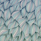Wall Mural Gentle Waves 250x250cm Komar FLX5 047 | Yourdecoration.com