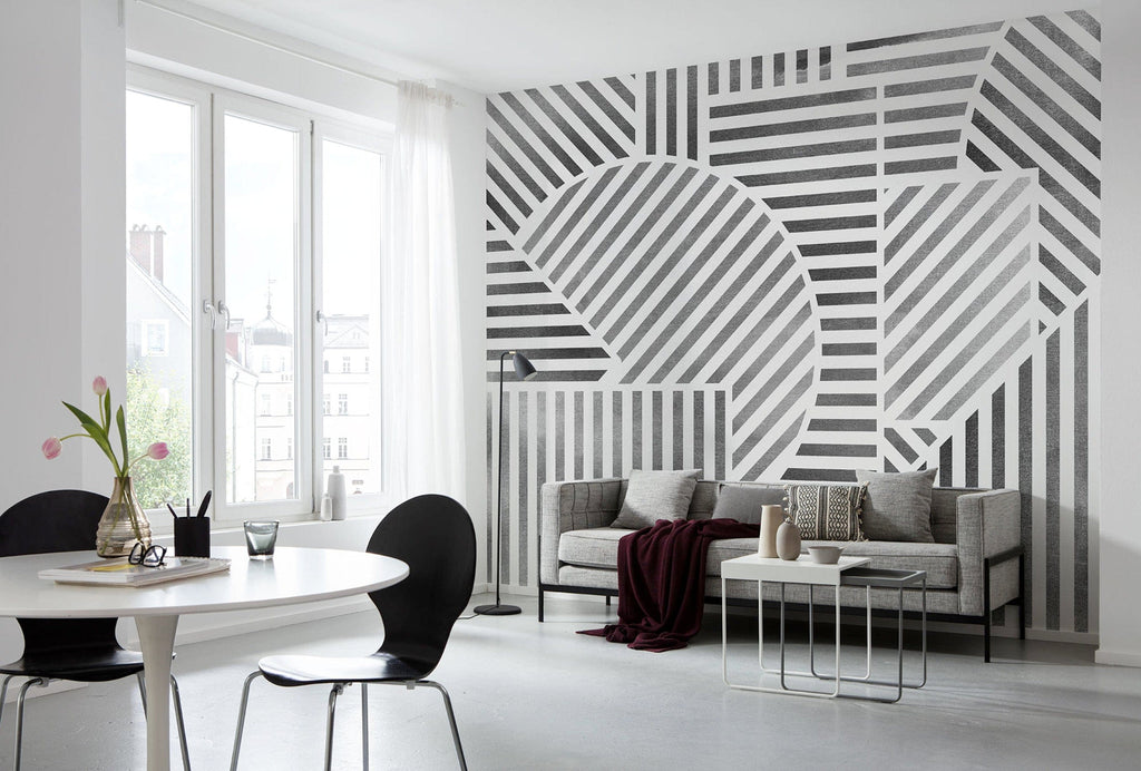 Wall Mural Jeux de Lignes 300x250cm FLX6 037 Interior | Yourdecoration.com