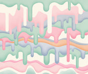 Wall Mural Melt 300x250cm FLX6 035 | Yourdecoration.com