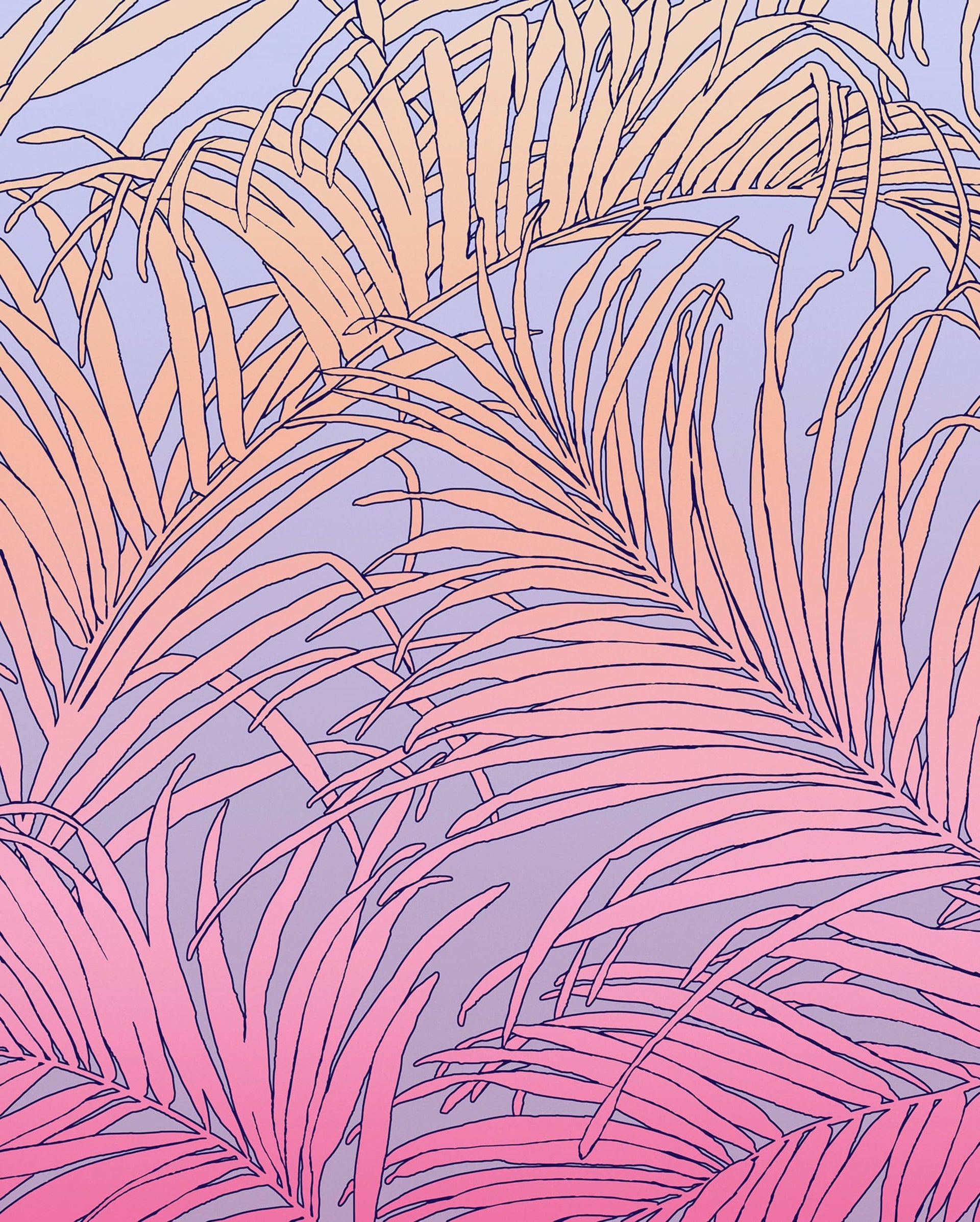 Wall Mural Palm Foglie 200x250cm Komar FLX4 057 | Yourdecoration.com