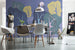 Wall Mural Purple Nights 350x250cm FLX7 017 Interior | Yourdecoration.com