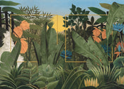 Wall Mural Rousseau Remix 350x250cm FLX7 025 | Yourdecoration.com