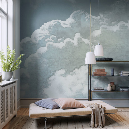 Wall Mural Vintage Clouds 250x250cm Komar FLX5 050 Interior | Yourdecoration.com