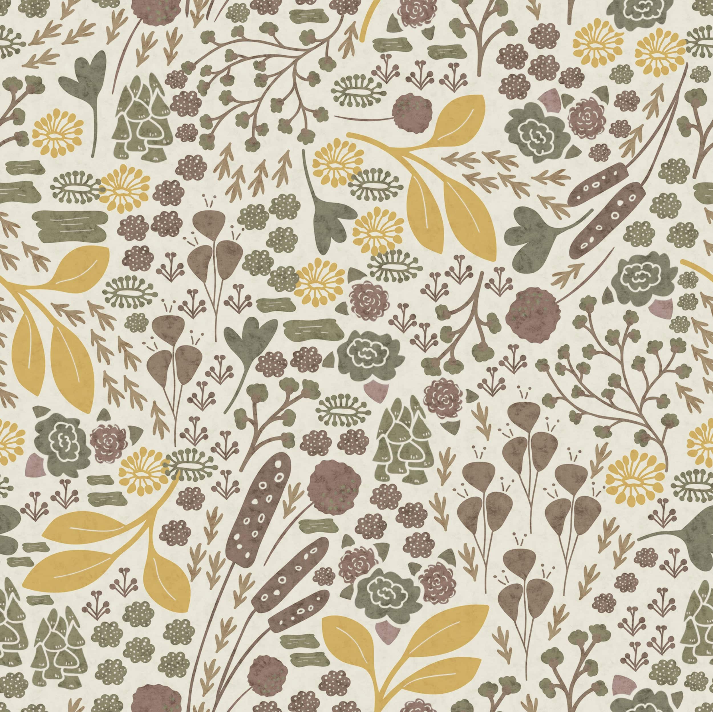 Wall Mural Wild Fields 250x250cm Komar FLX5 048 | Yourdecoration.com