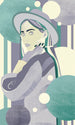 Wall Mural Woman Hat Color 150x250cm Komar FLX3 062 | Yourdecoration.com