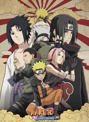 Naruto Shippuden Shippuden Group Nr 2 Poster 38X52cm | Yourdecoration.com