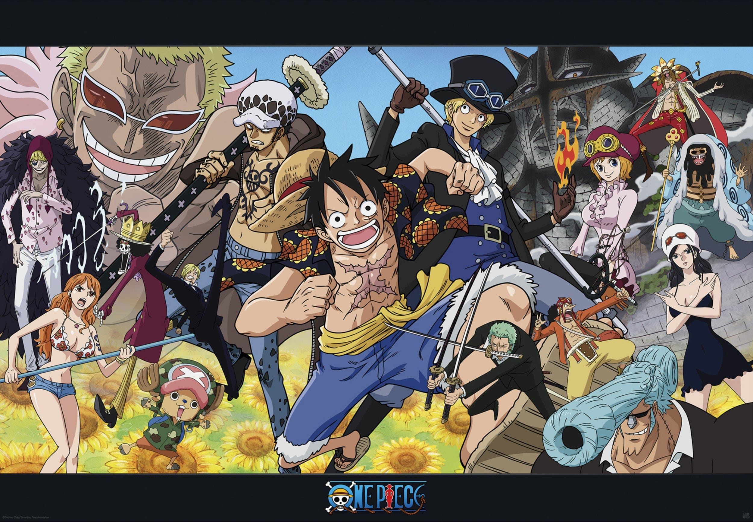 One Piece Dressrosa Poster 91 5X61cm | Yourdecoration.com