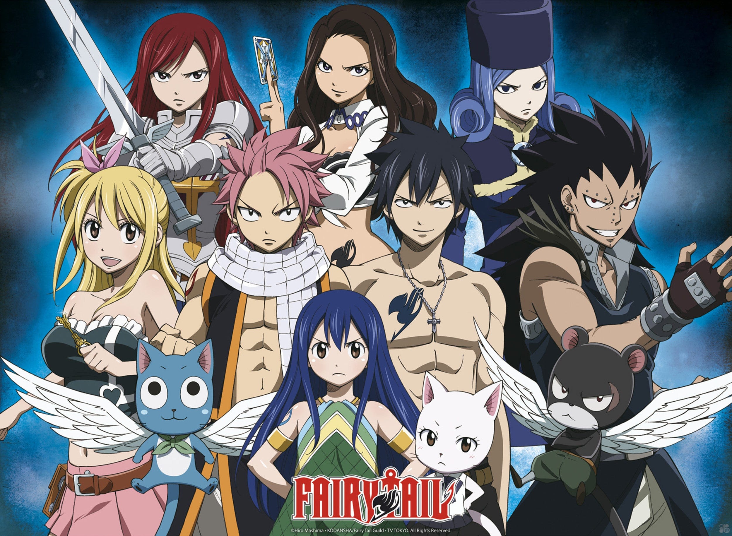 Fairy Tail Group 2 Poster 52X38cm | Yourdecoration.com