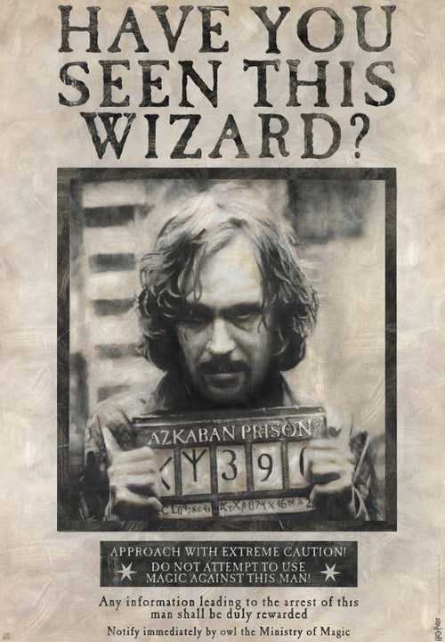 Harry Potter Wanted Sirius Black Poster 61X91 5cm | Yourdecoration.com