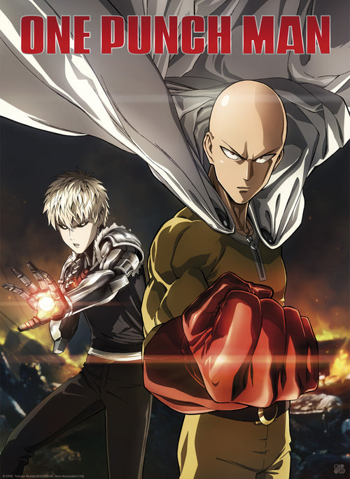 One Punch Man Saitama And Genos Poster 38X52cm | Yourdecoration.com