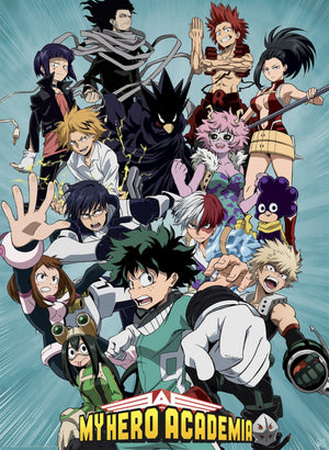 My Hero Academia Heroes Poster 38X52cm | Yourdecoration.com