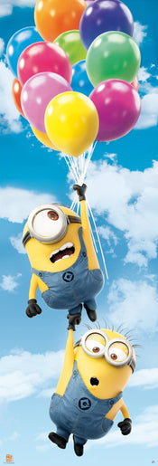 Abystyle Minions Door Poster Balloons Poster 53X158cm | Yourdecoration.com