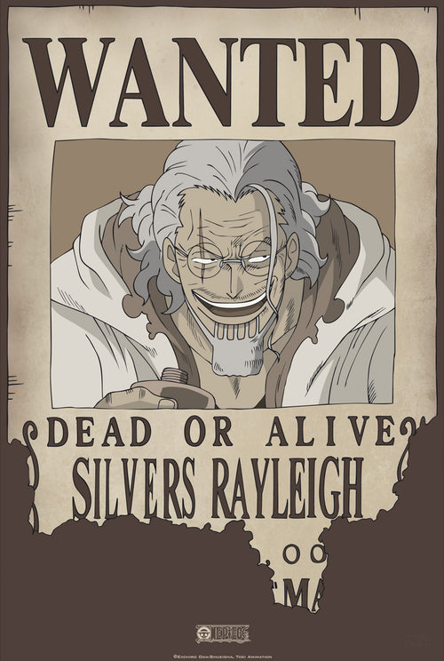 One Piece Wanted Rayleigh Poster 35X52cm | Yourdecoration.com