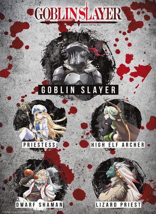 Goblin Slayer Characters Poster 38X52cm | Yourdecoration.com