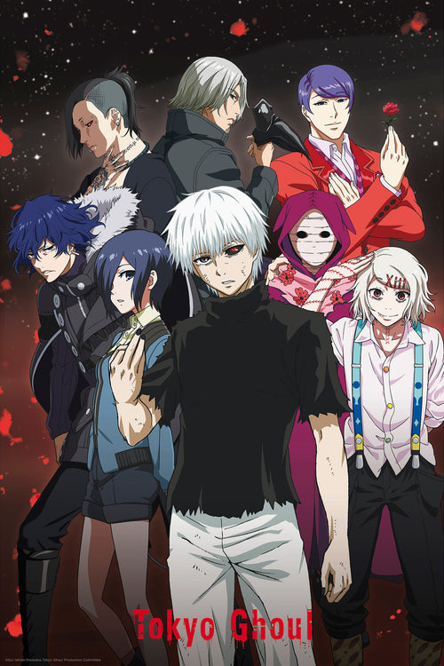 Tokyo Ghoul Group Poster 61X91 5cm | Yourdecoration.com