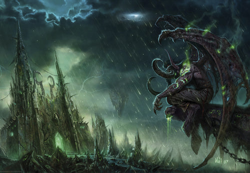 World Of Warcraft Illidan Stormrage Poster 91 5X61cm | Yourdecoration.com