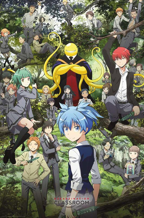 ABYstyle Assassination Classroom Forest Group Poster 61x91,5cm | Yourdecoration.com