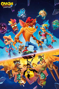 ABYstyle Crash Bandicoot It'S About Time Poster 61x91,5cm | Yourdecoration.com