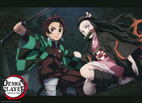 ABYstyle Demon Slayer Tanjiro And Nezuko Fight Position Poster 52x38cm | Yourdecoration.com