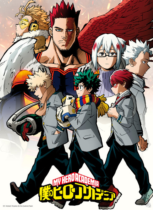 Abystyle Gbydco245 My Hero Academia Endeavor Agency Arc Poster 38x52cm | Yourdecoration.com