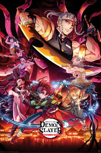 abystyle gbydco292 demon slayer entertainment district poster 61x91,5cm | Yourdecoration.com