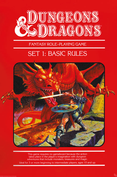Abystyle Gbydco388 Dungeons And Dragons Basic Rules Poster 61x91,5cm | Yourdecoration.com