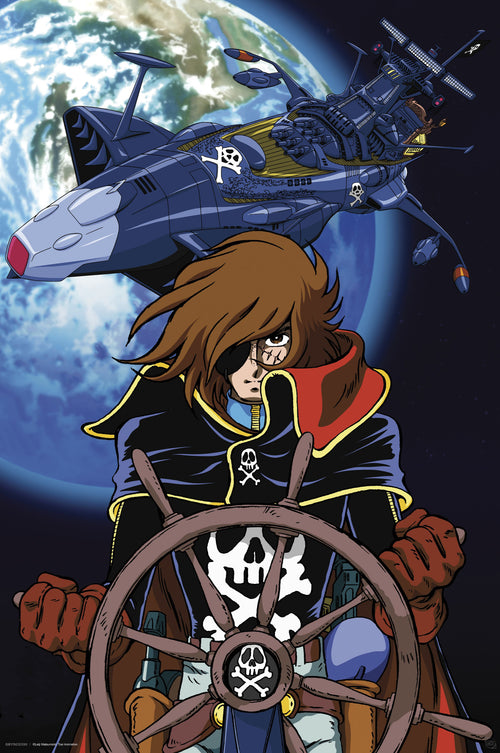 Abystyle Gbydco390 Captain Harlock Poster 61x91-5cm | Yourdecoration.com