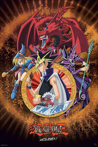 ABYstyle Yu-Gi-Oh! Yugi Slifer And Magician Poster 61x91,5cm | Yourdecoration.com